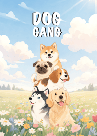 Love Pretty Dog Gang in Flower field(JP)
