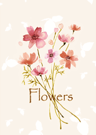 Cosmos flowers swaying in the breeze9