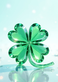 Crystal Lucky Clover V.1