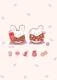 招財兔迎新春(兔年快樂)