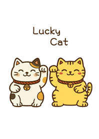 招福納財招財貓-白色