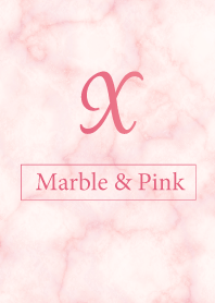X-Marble&Pink-Initial