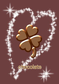 chocolate lucky Clover brown