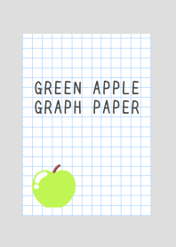 GREEN APPLE GRAPH PAPER-GRAY
