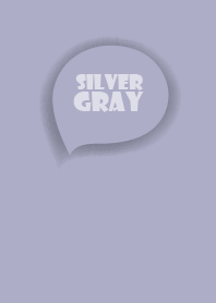 Love Silver Grey Button