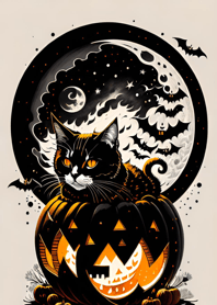 浮世絵万聖節猫 2BC8Ff