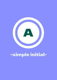simple initial-A- THEME 98