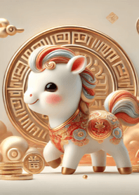 Year of Horse Lucky Theme 007