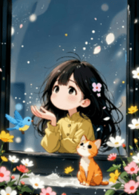 Pretty Girl at the Window V.3