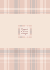 Elegant Check warmpink
