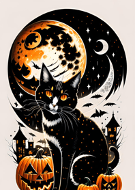 halloween cat 176Ca1