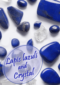 lapis lazuli and crystal