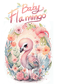 baby flamingo