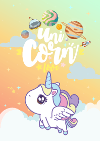Unicorn Love Galaxy Hot Pastel