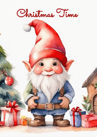 Christmas cute gnomes