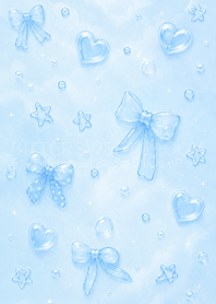 Aqua Pastel Ribbon | Bitasui