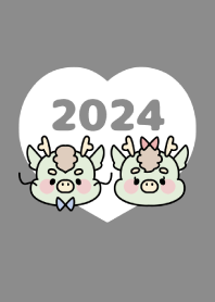 祝賀新年　黃道十二宮 龙 -2024- 41