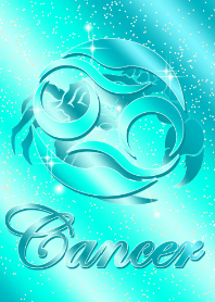 Zodiac signs Cancer2 right blue