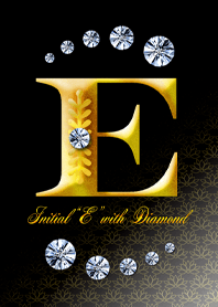 Initial"E" with DIAMOND