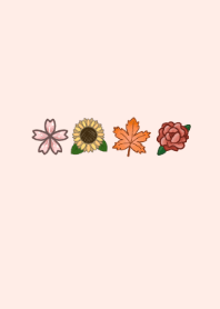 四季的花