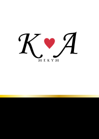 LOVE INITIAL - K&A イニシャル 6