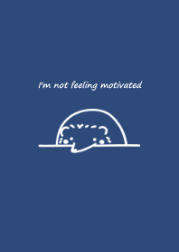 Lazy Hedgehog -navy-