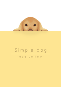 simple dog/egg yellow