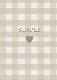 SIMPLE HEART =check chocolate=