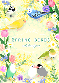 Pássaros primavera