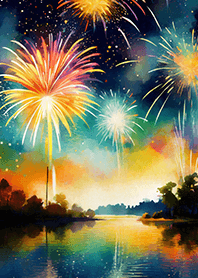Beautiful Fireworks Theme#714