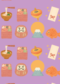 Japanese New Year02 light purple