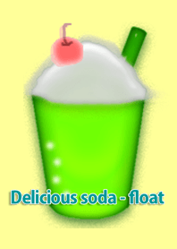 Delicious soda - float