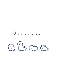 Smile Dinosaurs/navy.