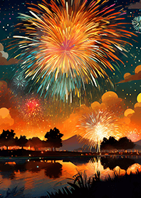 Beautiful Fireworks Theme#2441