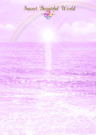 Sunset beautiful world pink+