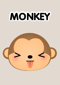 Simple Emotions Face Monkey Theme