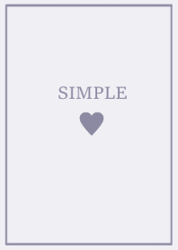 SIMPLE HEART =dustyblue=
