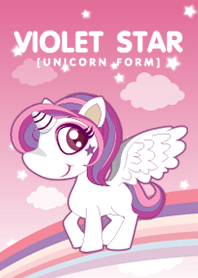 VIOLET STAR (UNICORN FORM)