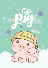 เจ้าหมูน้อย เบบี๋ กาแล็กซีสีเขียว