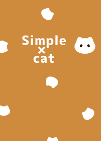 Simple cat! brown