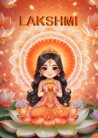 พระแม่ลักษมีสีส้ม มั่งคั่ง,ถูกหวย,รวย