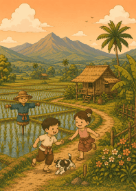 Simple Life in the Fields