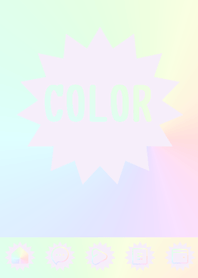 purple color rainbow  H17