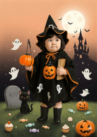 Chubby Pookie Halloween Day