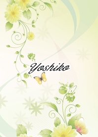 Yoshiko Butterflies & flowers