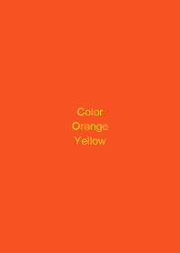 Simple Color : Orange + Yellow