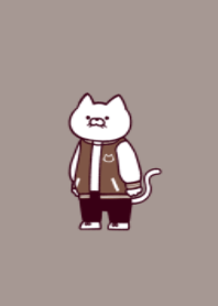 Stadium jacket cat(dusty colors12)