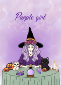 Purple girl  is me