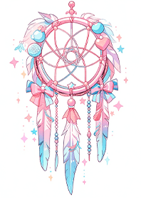 Pink dreamcatcher