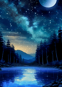 Beautiful starry night view#2280